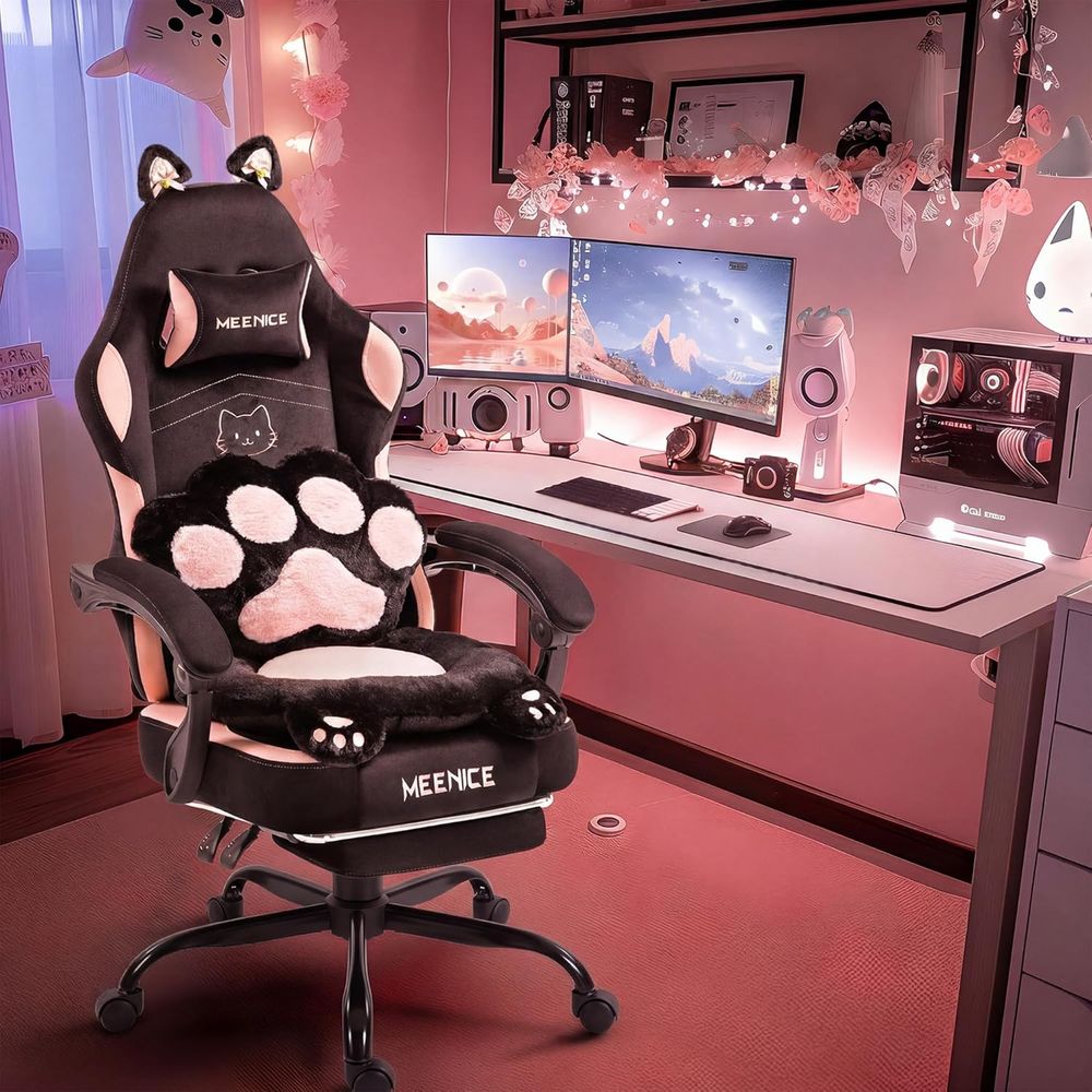 Pc Gaming Chair - Sedia da Gaming Rosa Carina con