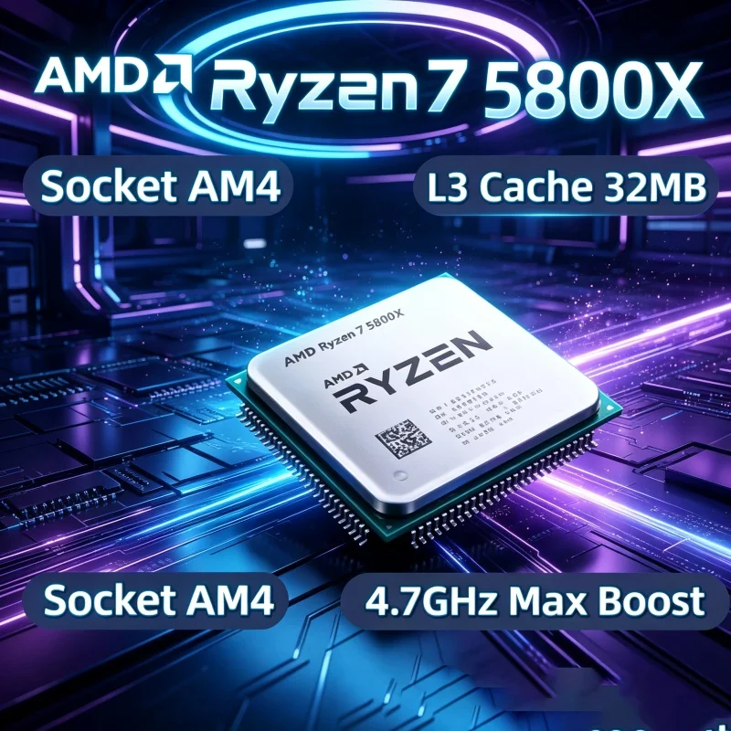 Pc Gaming Ryzen 7 - Processore AMD Ryzen 7 5800X per