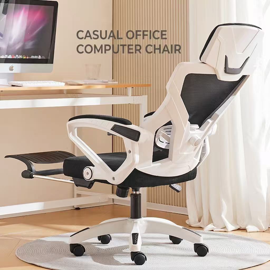 Pc Gaming Chair - Sedia da Gaming Ergonomica con Poggiapiedi,
