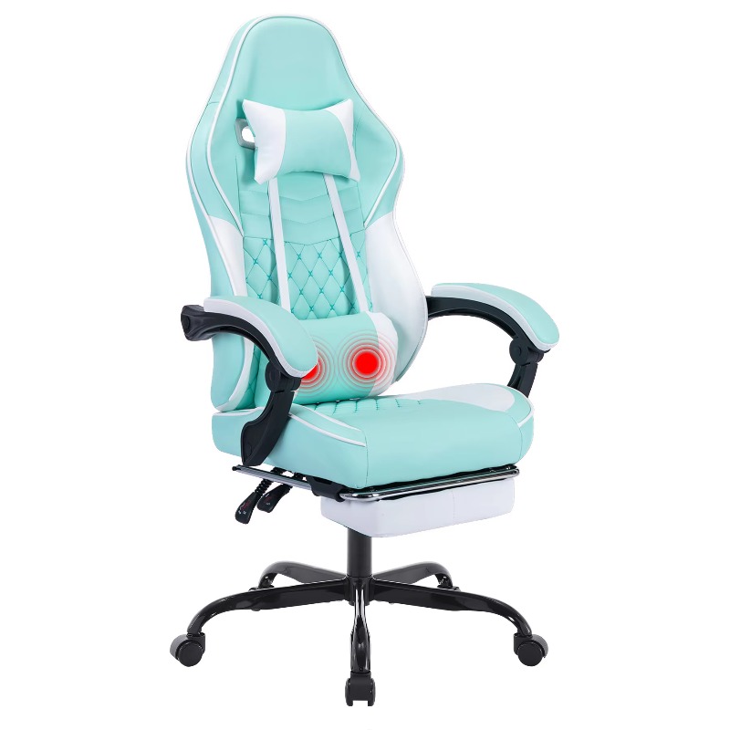 Pc Gaming Chair - Sedia da Gaming con Massaggio, Sedia