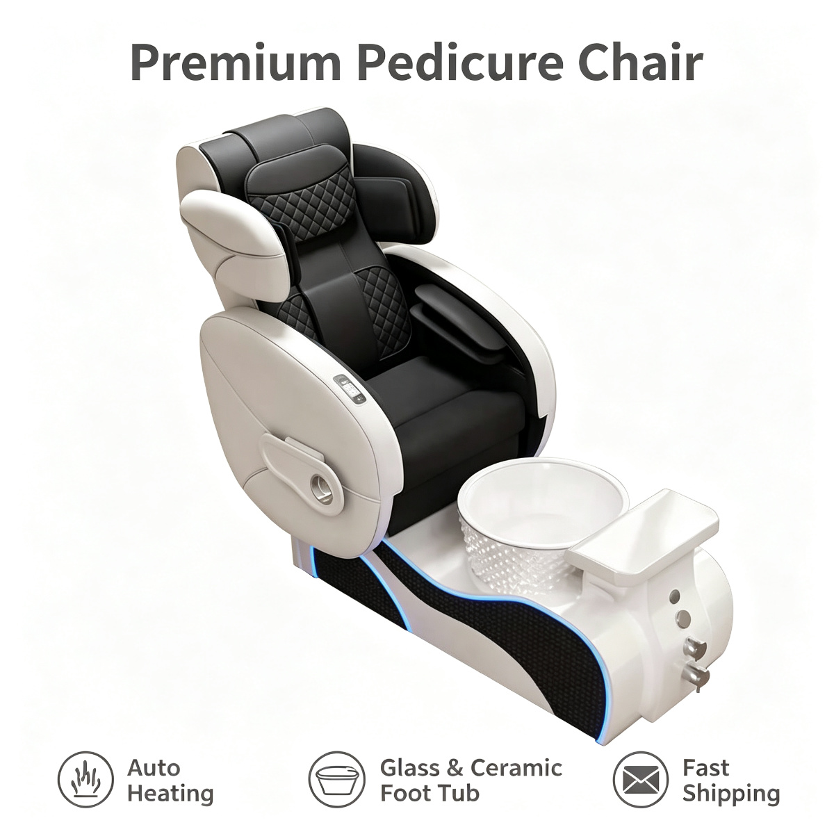 Pc Gaming Chair - Poltrona Spa per Pedicure di Alta
