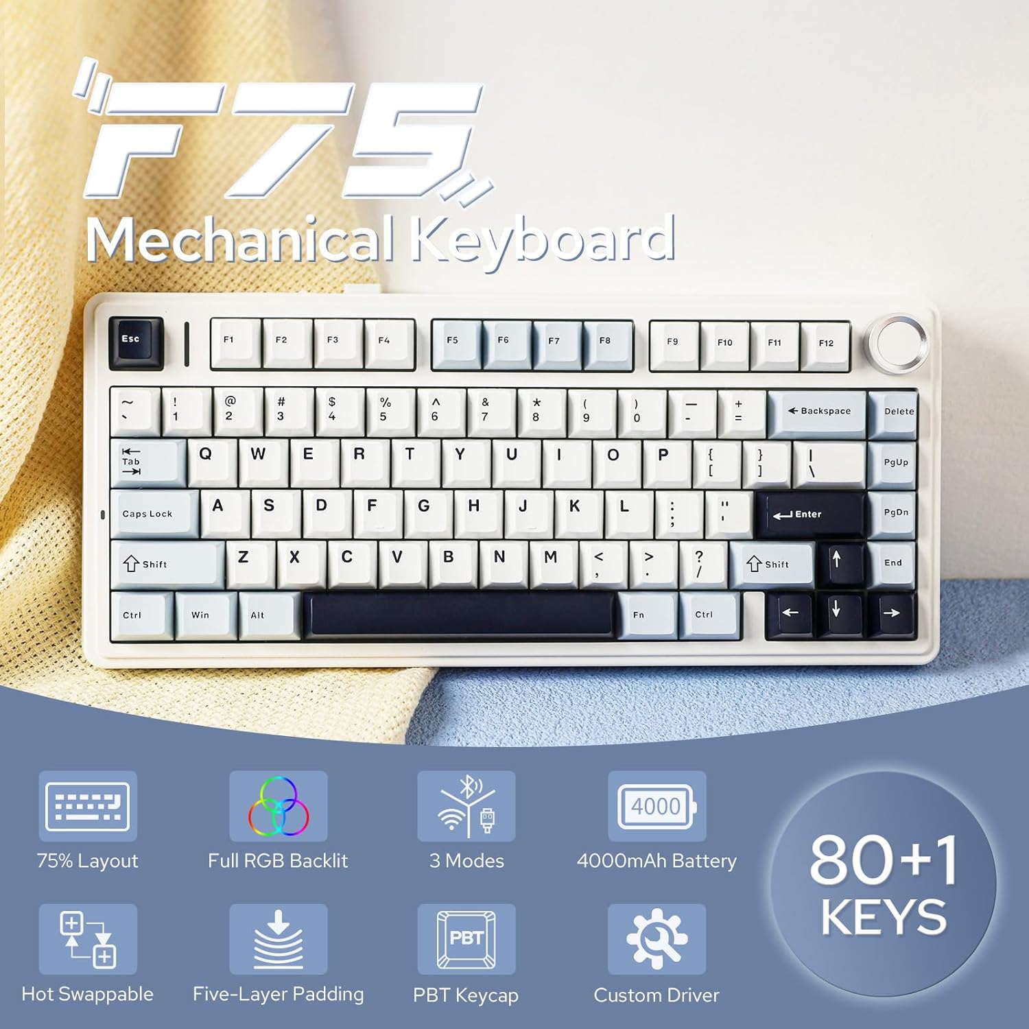 Tastiera Meccanica Aula F75 75 - Pc Gaming Gigabyte recensione e prezzo