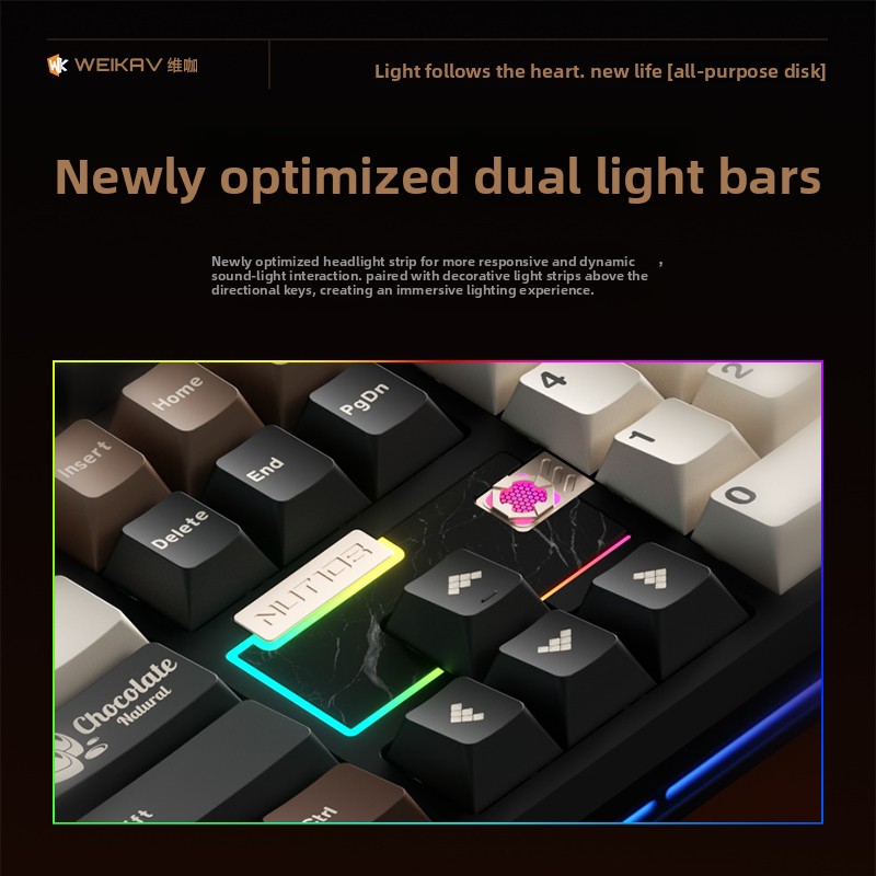 Tastiera Meccanica WEIKAV NUT1 - Pc Gaming Kit recensione e prezzo