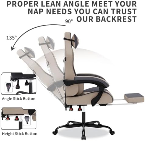 Sedia da Gaming con Massaggio, - Pc Gaming Chair recensione e prezzo