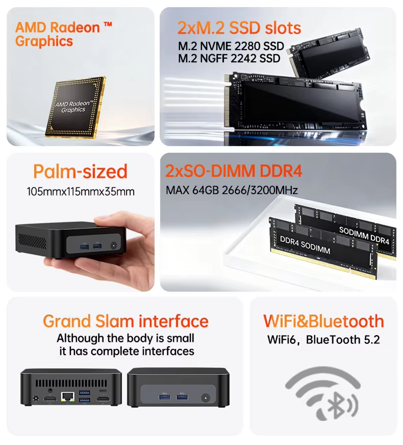 Mini PC da Gaming AMD Ryzen 3  - Pc Gaming Ryzen 7 recensione e prezzo