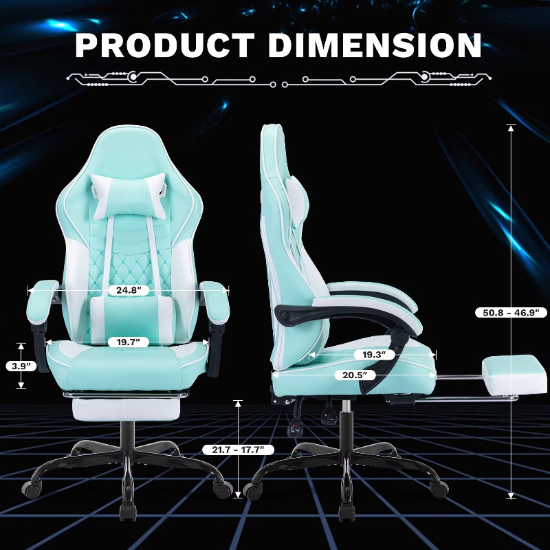 Sedia da Gaming con Massaggio, - Pc Gaming Chair recensione e prezzo