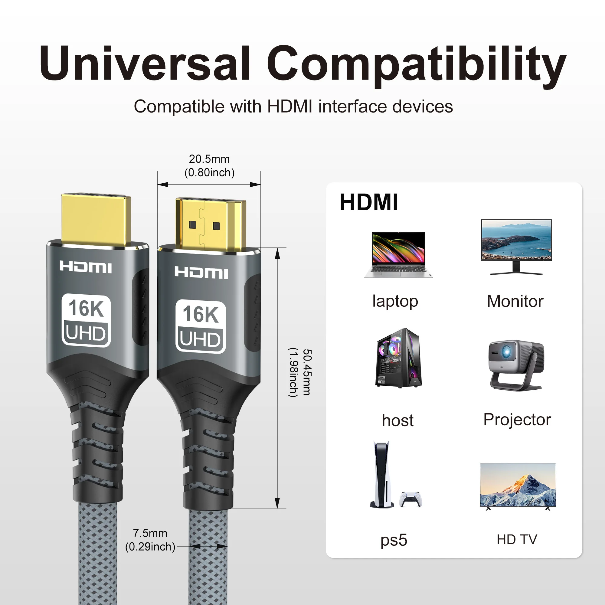 Cavo HDMI 2.2/2.1/2.0 16K@60Hz - Pc Gaming Vs Ps5 recensione e prezzo