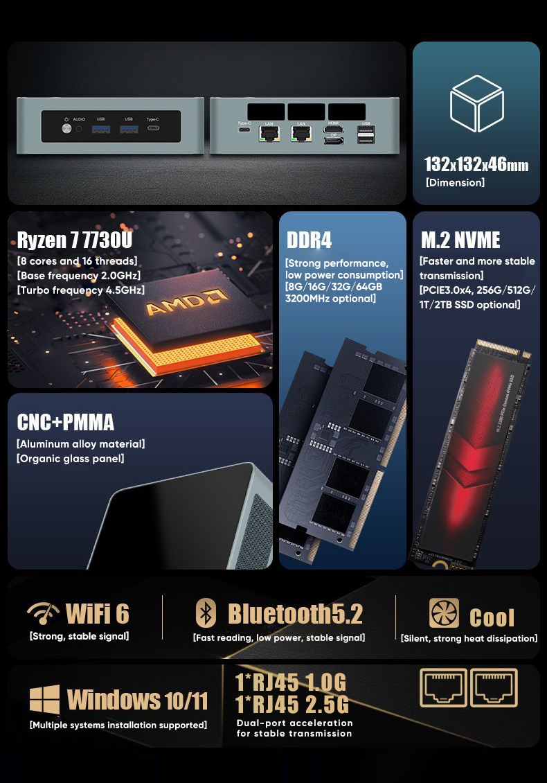 Mini PC Amd economico Ryzen 9  - Pc Gaming Windows 7 recensione e prezzo