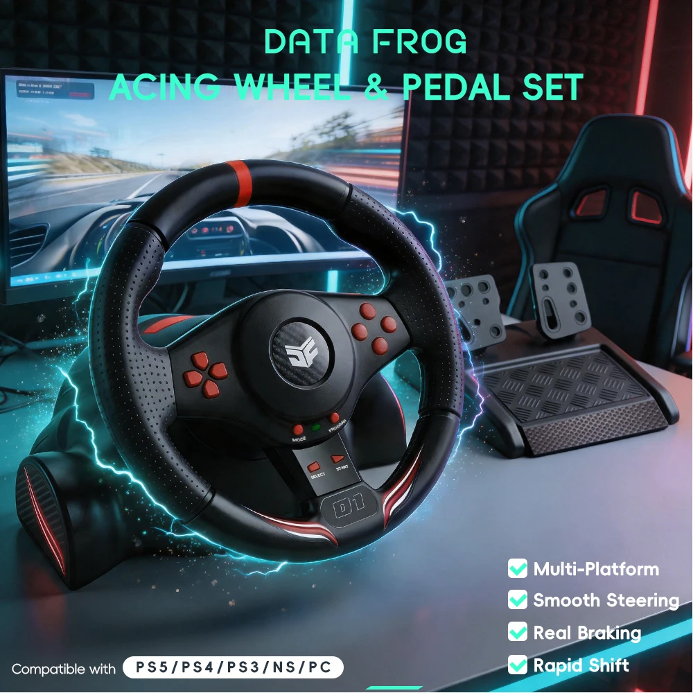 Volante da Corsa Data Frog a 2 - Pc Gaming Ps5 recensione e prezzo