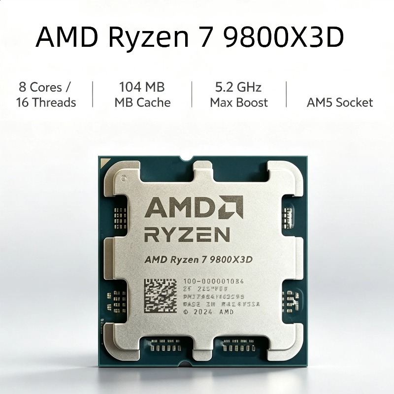AMD Ryzen 7 9800X3D AM5 CPU pe - Pc Gaming Ryzen 7 recensione e prezzo