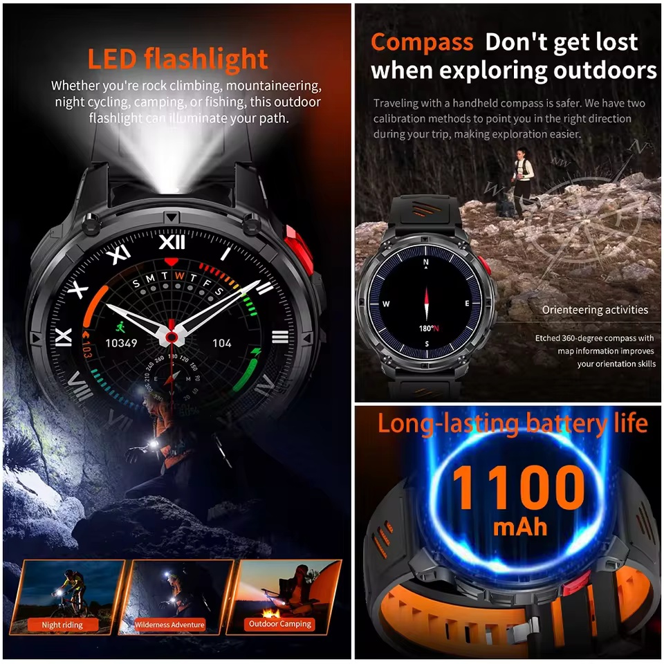 T-Rex3 Military Smartwatch da  - High Refresh Monitor recensione e prezzo