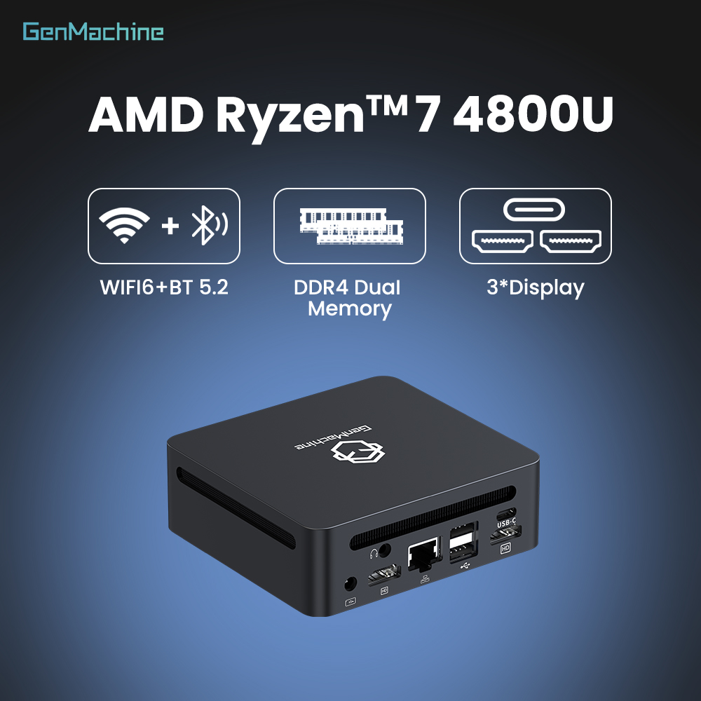 Mini PC GenMachine AMD Ryzen 7 - Pc Gaming Ryzen 7 recensione e prezzo